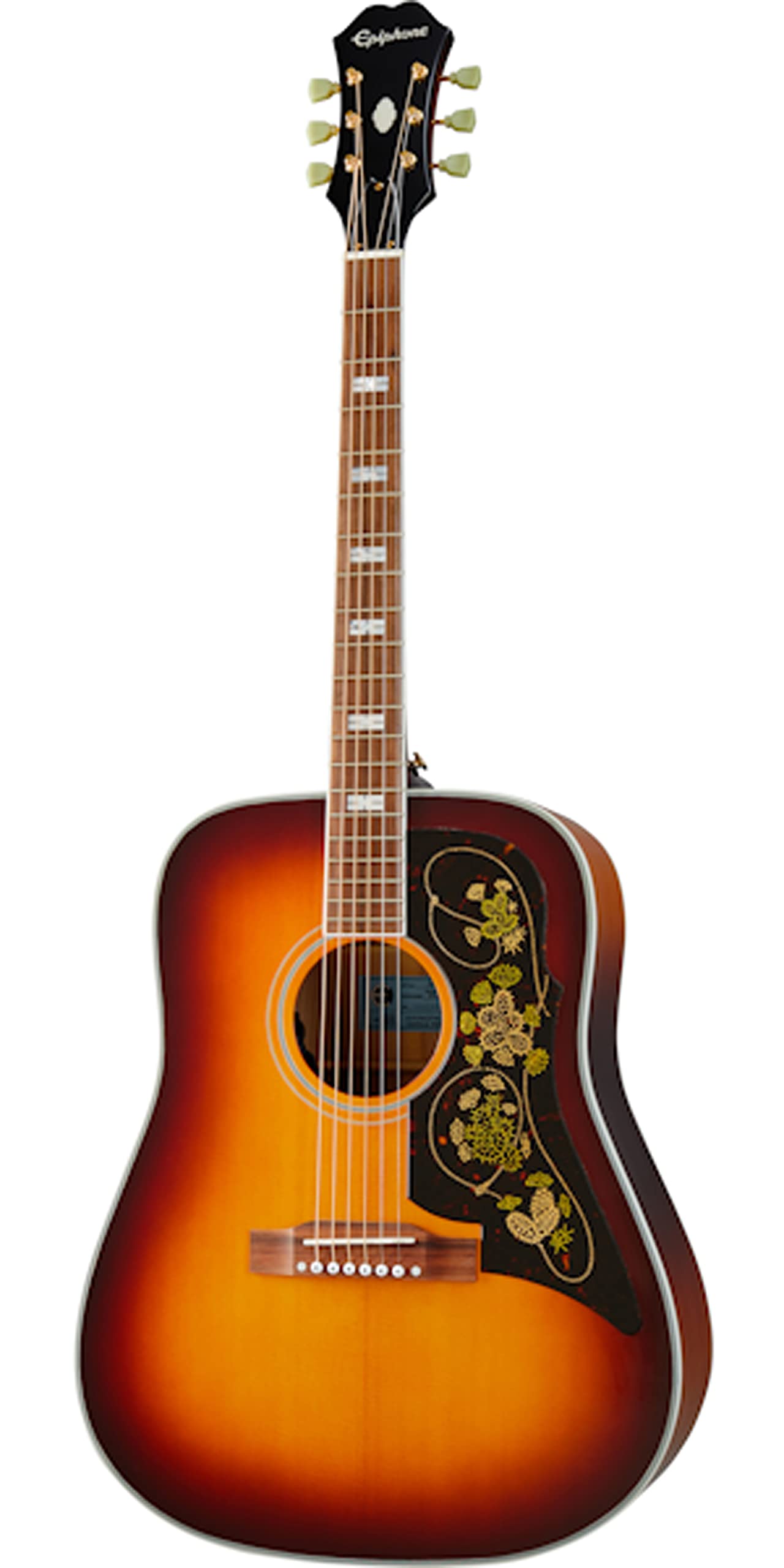 Epiphone Masterbilt Frontier Acoustic-Electric Guitar - Iced Tea Aged Gloss Finish - Perfect for Stage Performances & Home Recording Studios