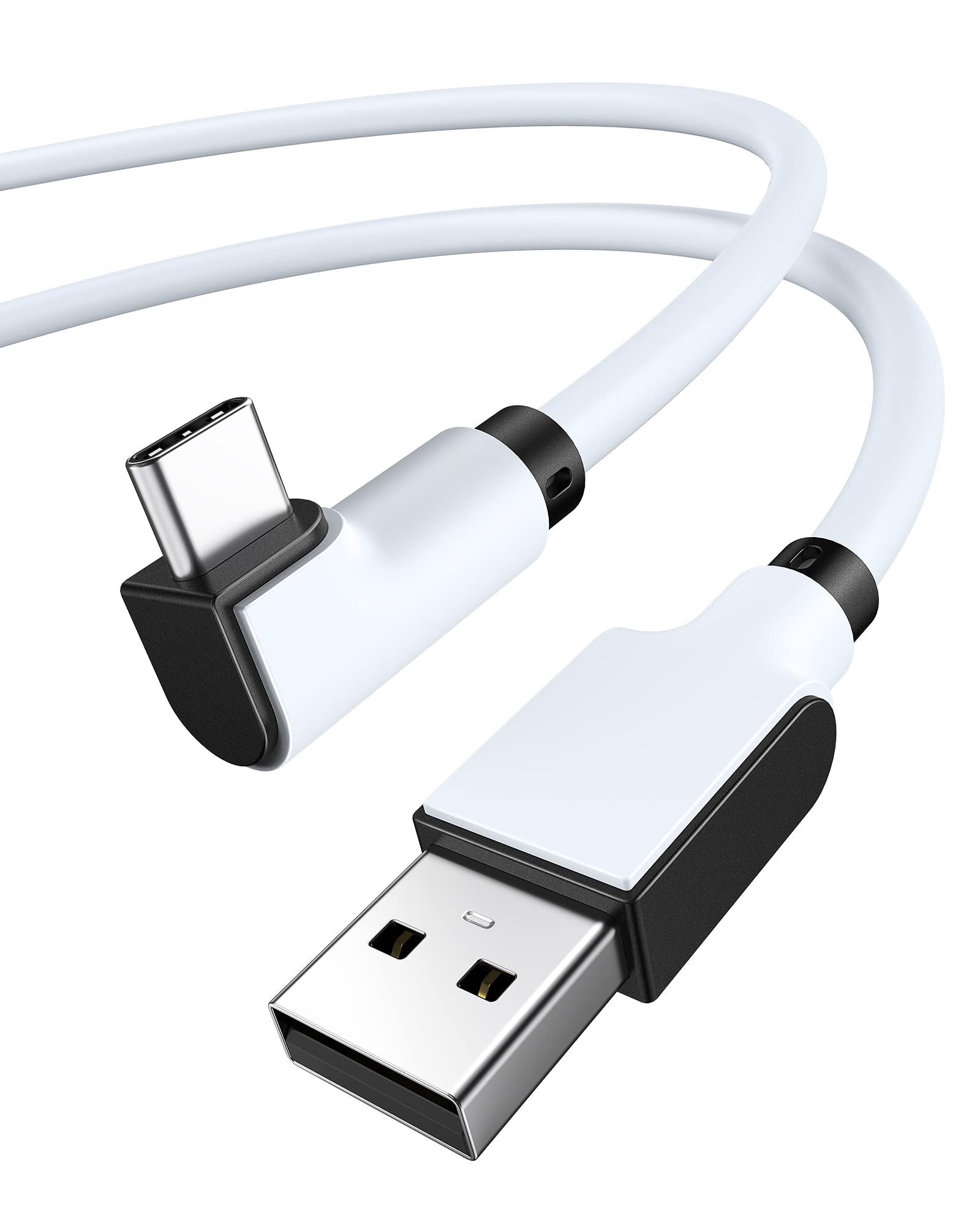 Snowkids 16Ft USB 3.0 to USB C Link Cable for Oculus Quest 2 & Pico 4 VR Headsets - High Speed Data Transfer Cord for PC Steam VR Gaming Accessories | Perfect for Immersive Virtual Reality Gaming & PC Connectivity