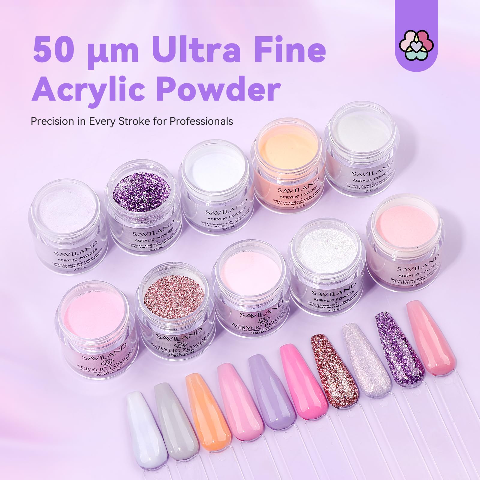 SAVILAND Professional Acrylic Nail Kit with Electric Drill - Complete Starter Set with Acrylic Powder, Liquid, Brush & Nail Extension Tools | Perfect for Salon, Home Manicure & DIY Nail Art