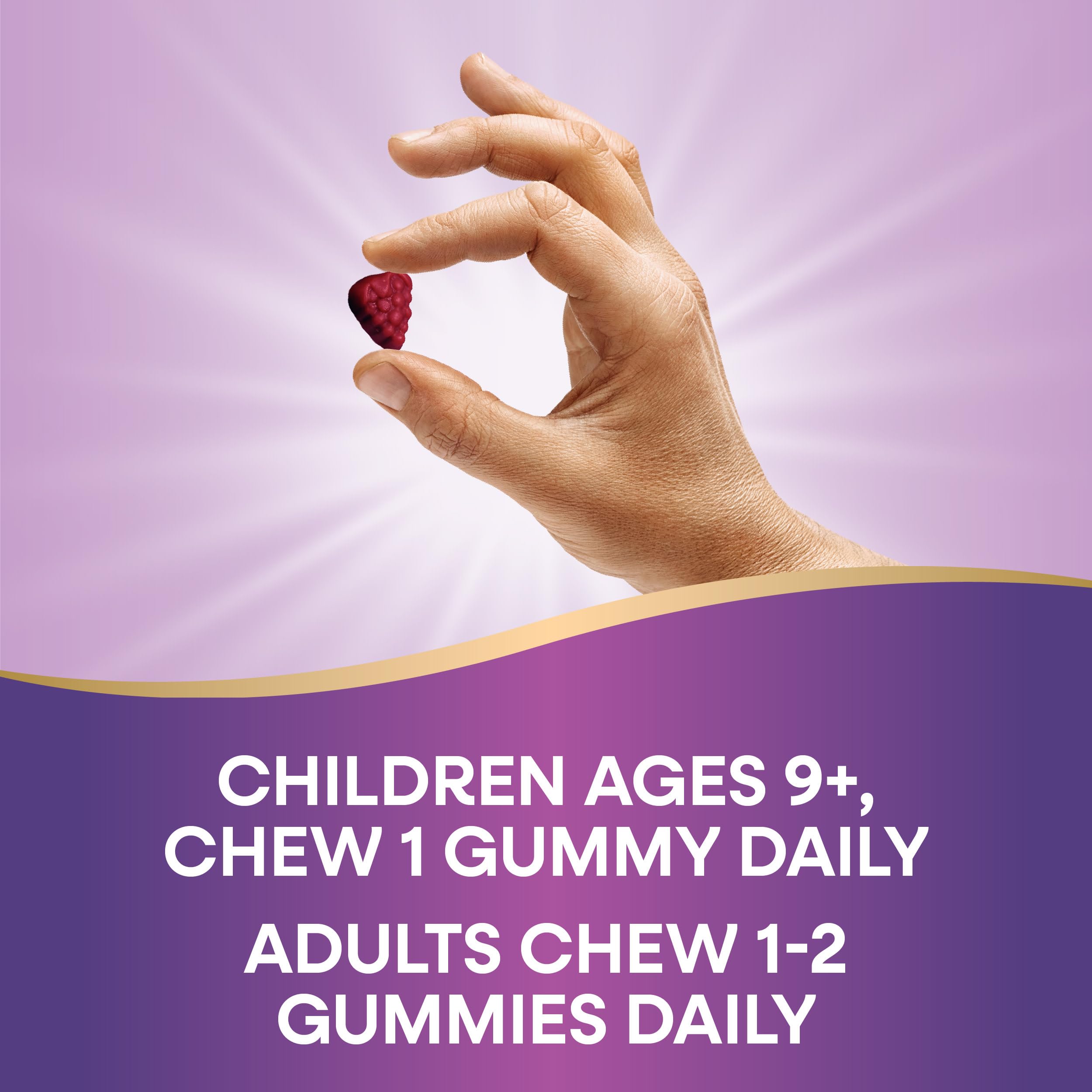 Nature's Way Zinc Gummies for Immune Support - 120 Mixed Berry Flavored Gummies with 100% Daily Zinc Value | Daily Immune Booster for Adults & Kids | Perfect for Cold Season & Year-Round Wellness