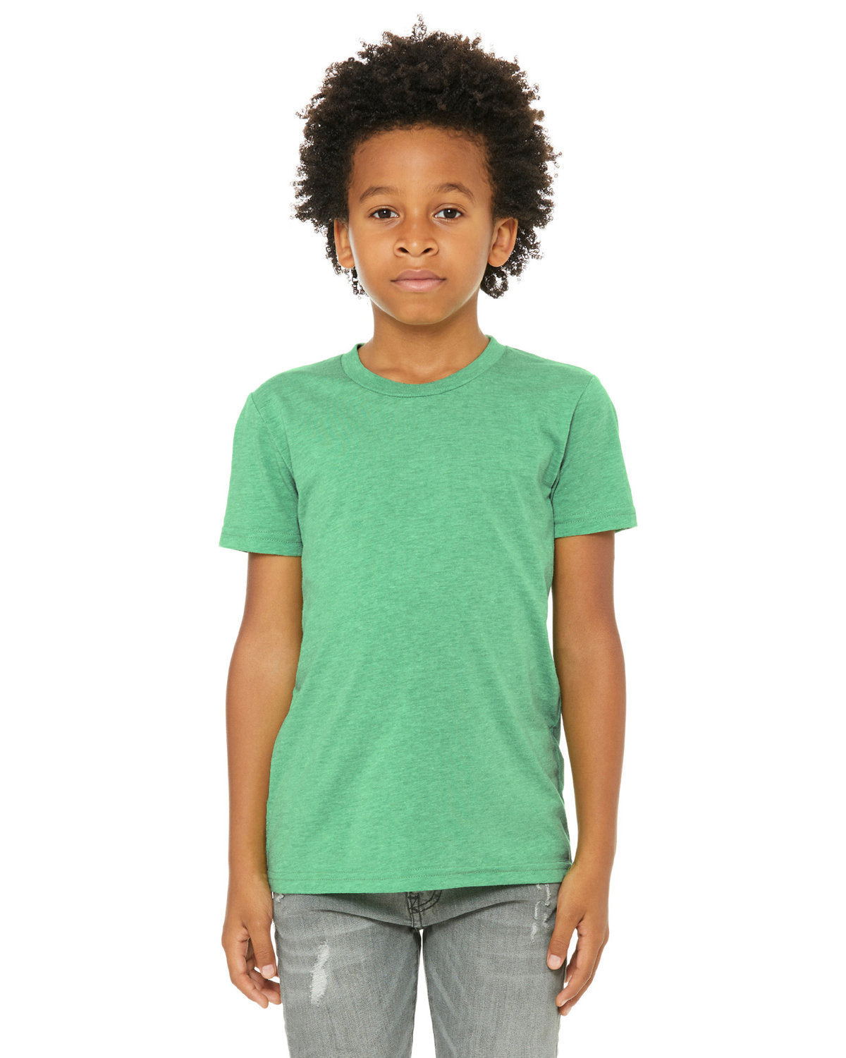 Bella + Canvas 3413Y Youth Triblend Short Sleeve T-Shirt - Soft Comfortable Kids Tee for School, Sports & Everyday Wear