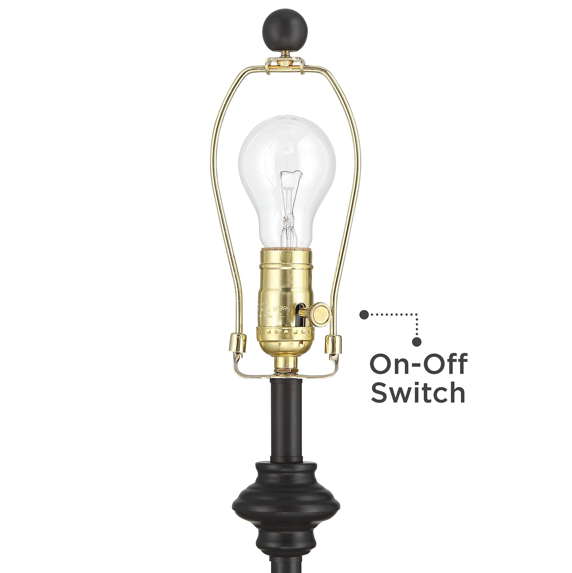 Modern Industrial Buffet Table Lamps Set of 2 - 26