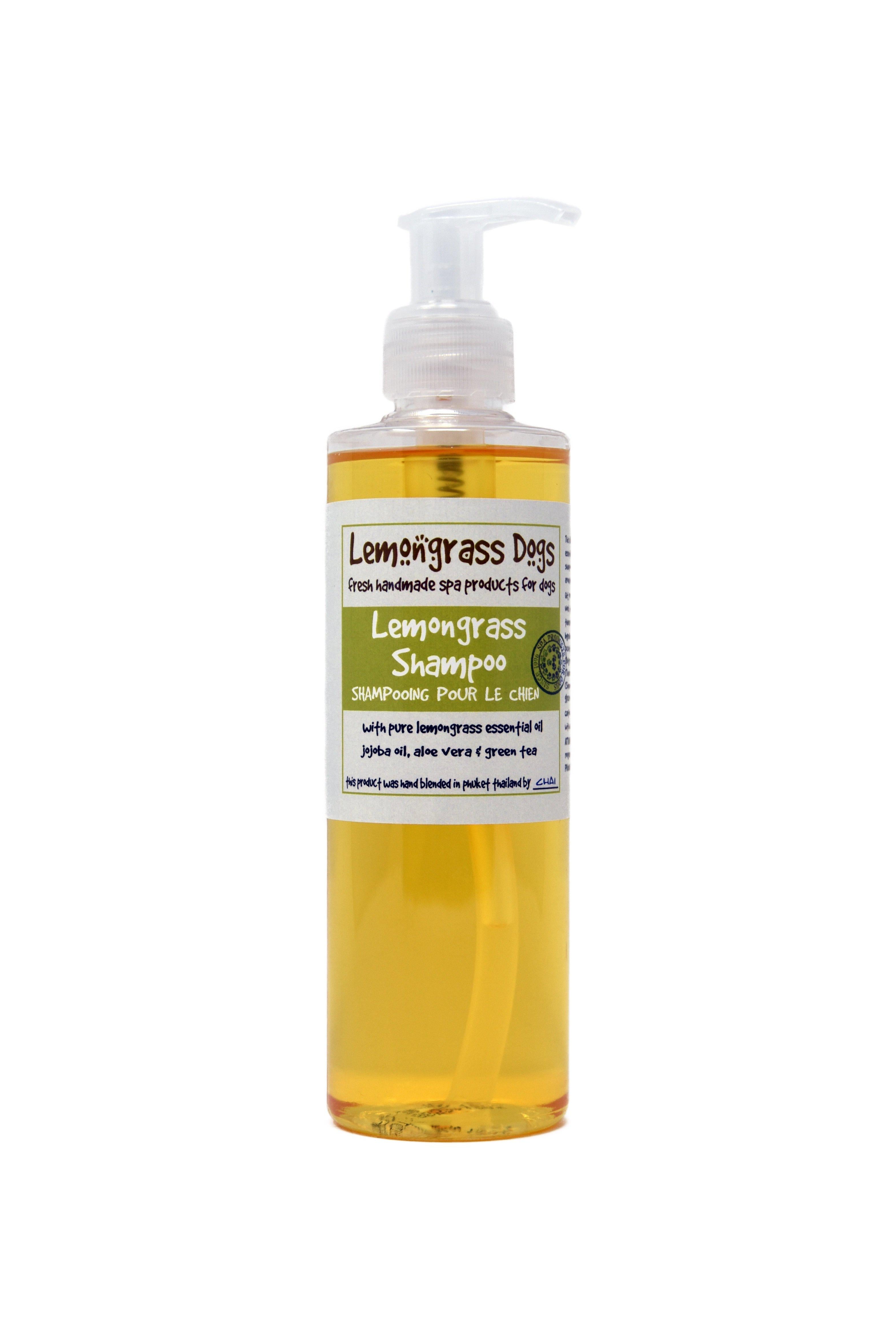 Natural Lemongrass Shampoo for Dogs & Cats - Flea, Tick, Mosquito & Fly Repellent | Gentle Cleansing & Pest Protection for Pets | Perfect for Outdoor Adventures & Daily Grooming