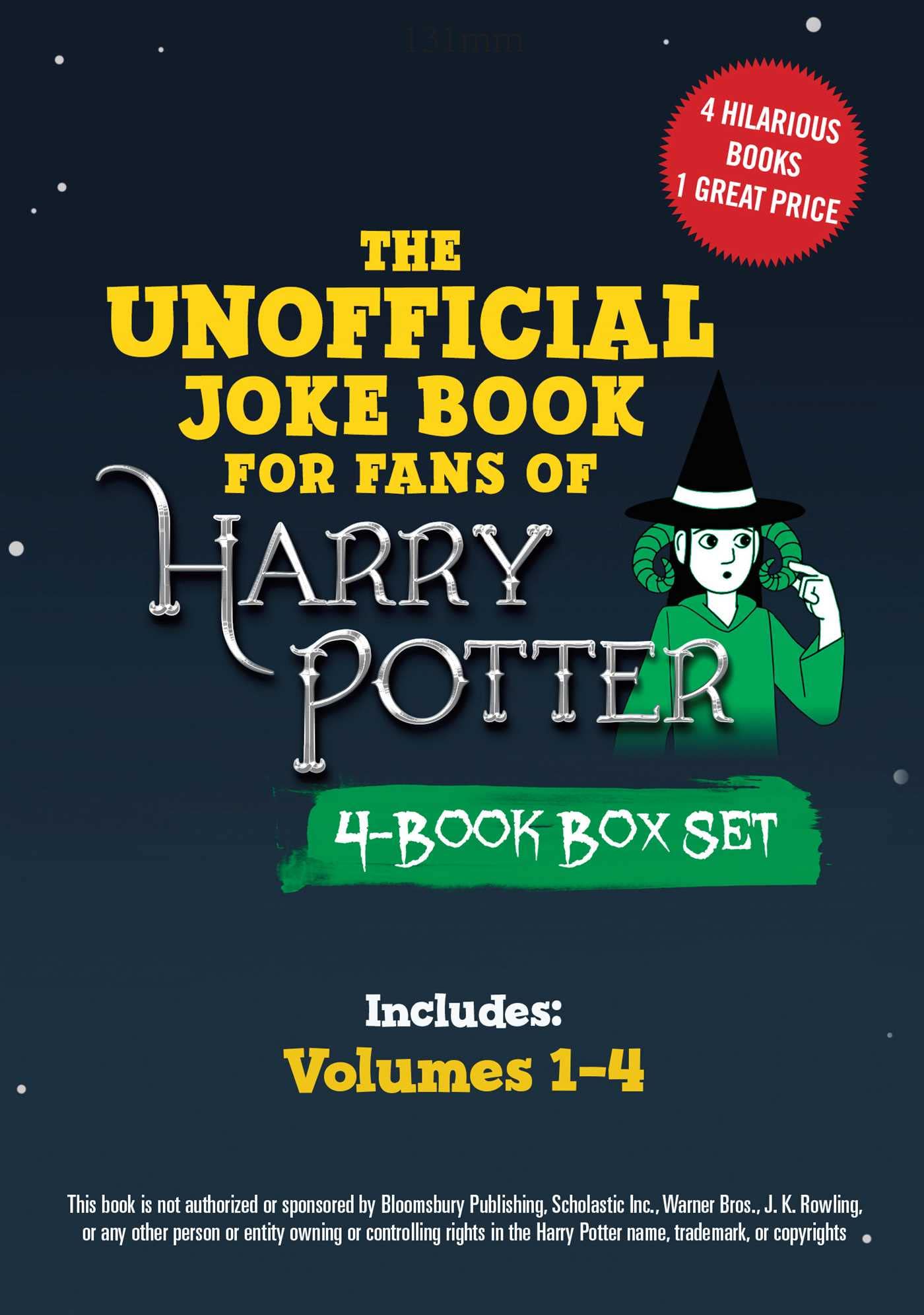 Harry Potter Joke Book 4-Book Box Set - Volumes 1-4 | Unofficial HP Fan Humor Collection | Perfect for Potterheads, Birthday Gifts & Family Game Nights