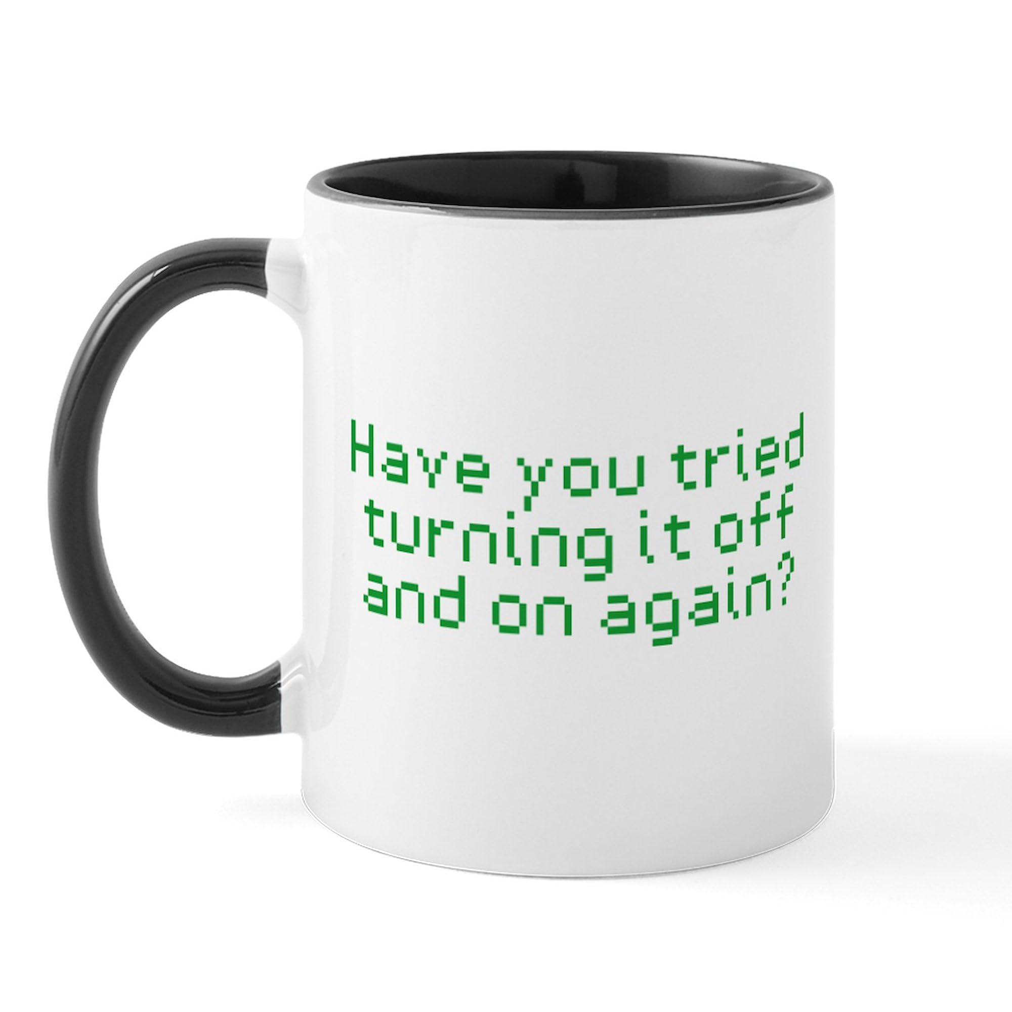The IT Crowd 11 oz (325 ml) Ceramic Coffee Mug - Funny TV Show Gift for Tech Lovers & Office Workers - Perfect for Coffee, Tea or Hot Drinks at Home or Work