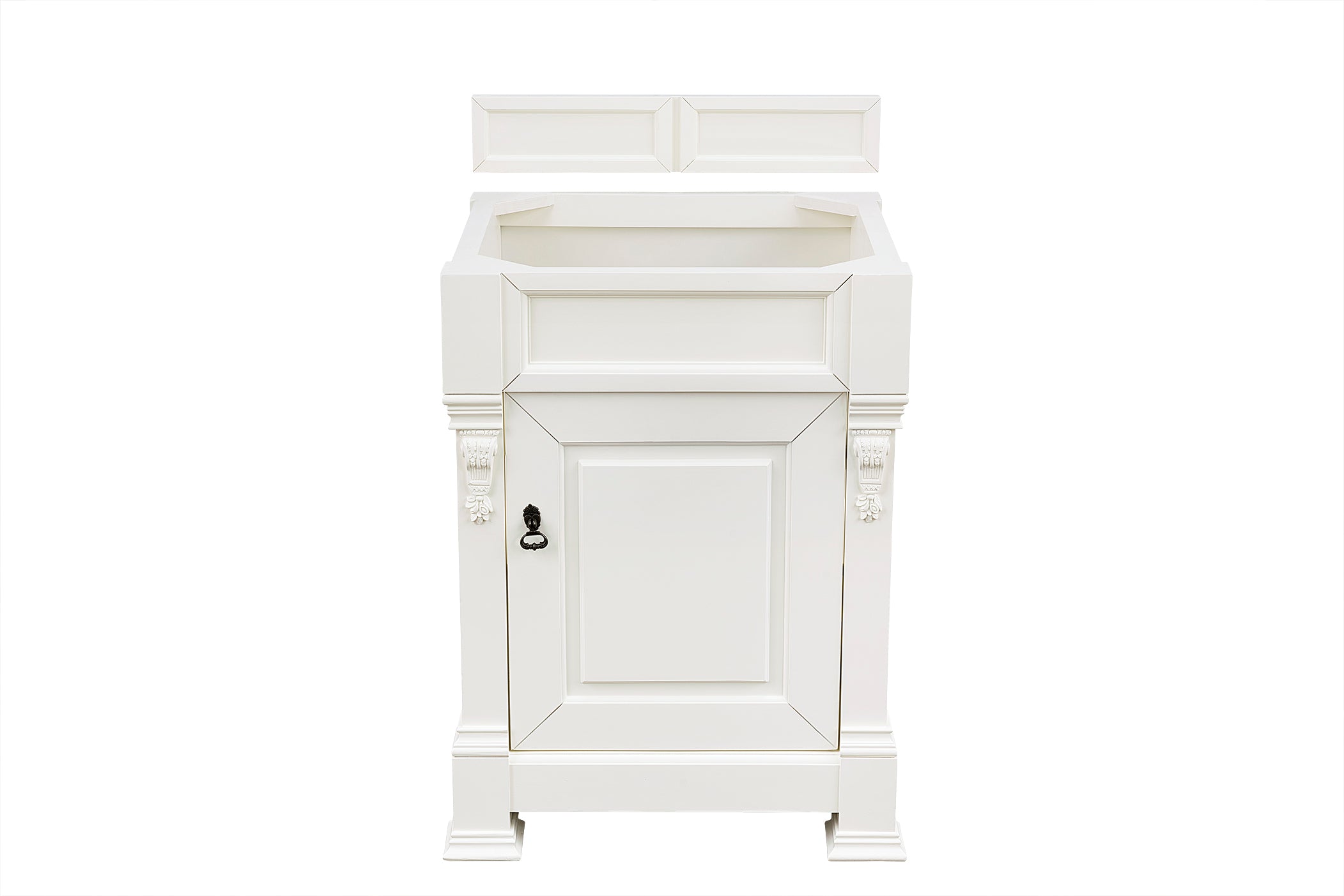 Brookfield 26 Inch Bright White Single Bathroom Vanity with Sink - Perfect for Modern Home Bathroom Renovation and Small Space Design