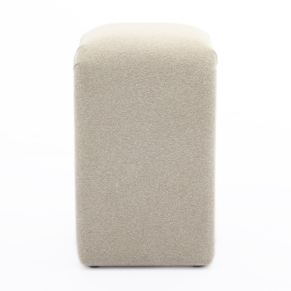 Camille Fabric Bar Stool - Modern Kitchen Counter Height Stool with Padded Seat - Perfect for Breakfast Nook, Home Bar & Dining Room Decor