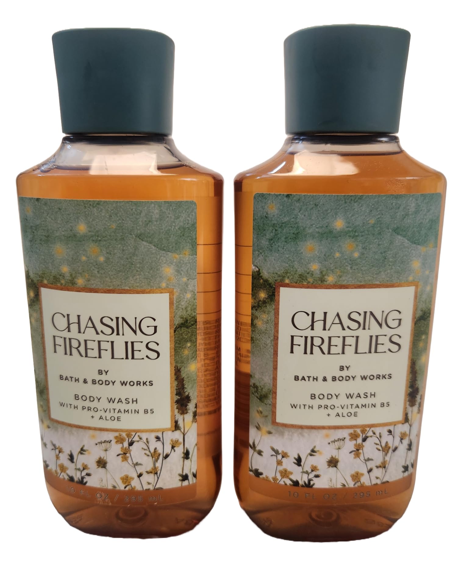 Chasing Fireflies Bath & Body Gift Set - 2 Pack Moisturizing Body Wash (10 fl oz Each) - Perfect for Spa Day, Relaxation & Self-Care Gifts