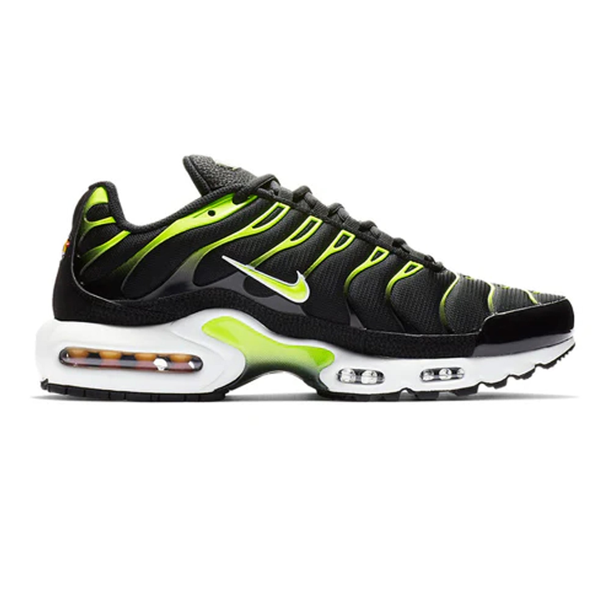 Nike Air Max TN Plus 'Black Volt' Running Shoes for Men - Lightweight Cushioned Sneakers for Gym, Workout & Casual Wear