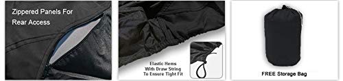 Waterproof ATV Cover for 1987 Recreatives Industries Max IV - Heavy Duty All-Weather Protection from Rain, Snow & UV Rays - Indoor/Outdoor Use with Built-in Securing Straps & Storage Bag - Perfect for Trailering, Storage & Winter Protection