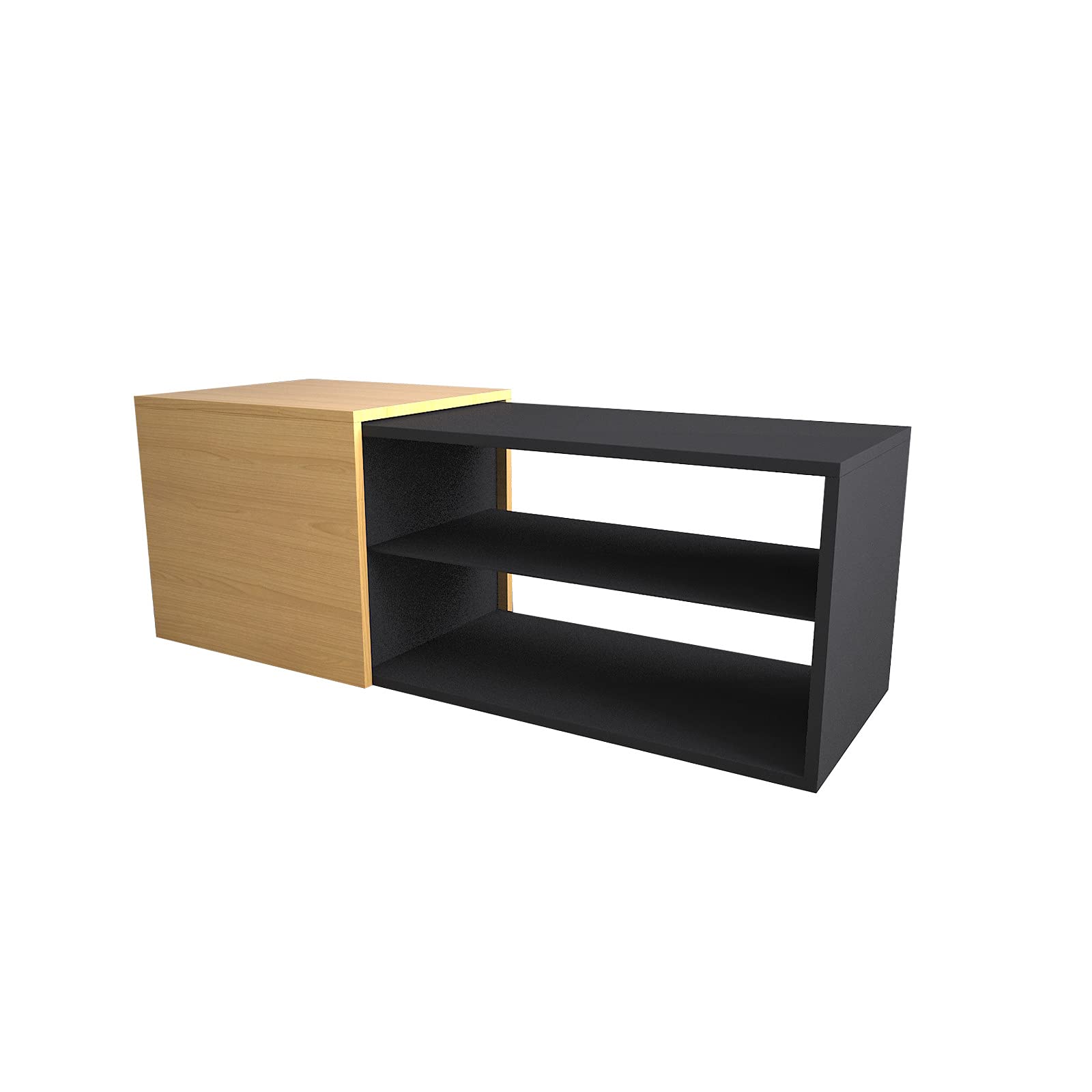 Modern Coffee Table with Storage - 43.3