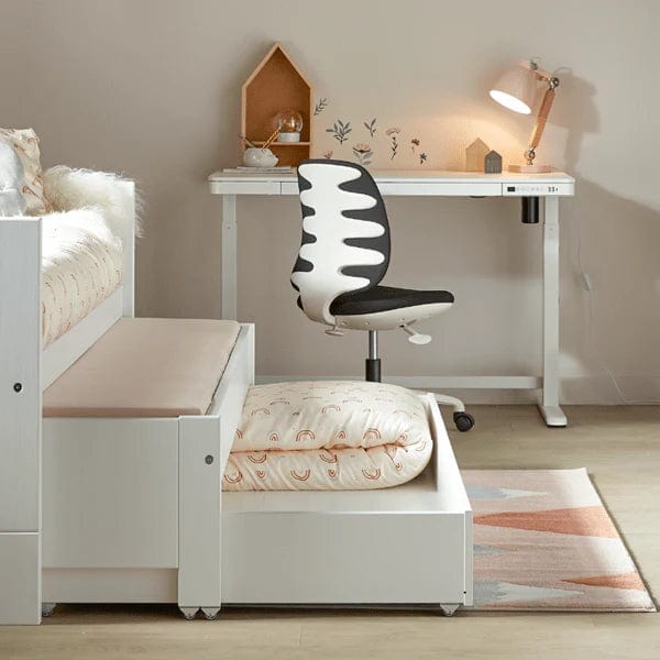 Space-Saving Cabin Bed with Pull-Out Guest Bed & Storage Drawer - Perfect for Kids Rooms, Guest Rooms & Small Apartments