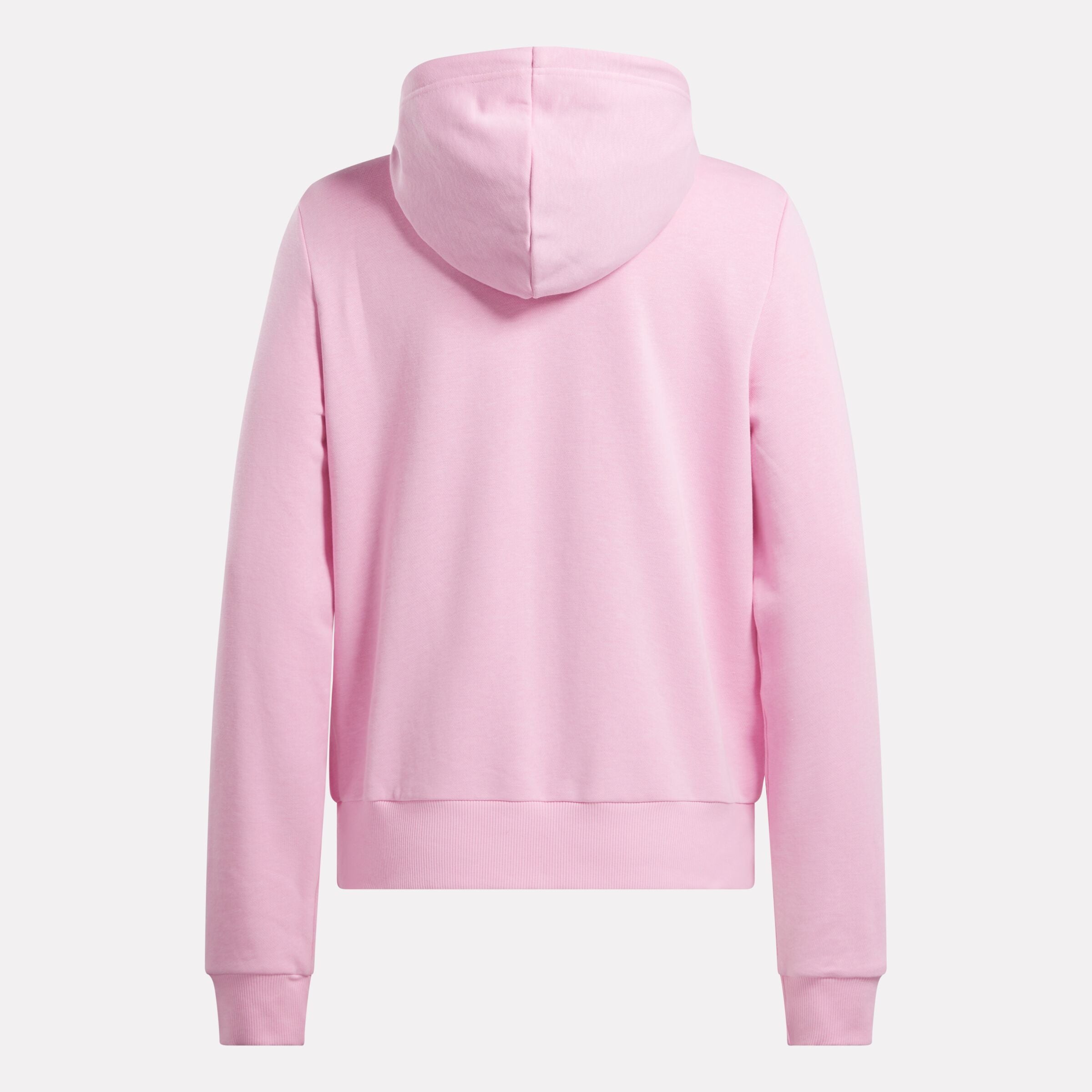 Reebok Identity Small Logo French Terry Full Zip Hoodie Sweatshirt for Women - Astro Rose | Comfortable & Stylish Casual Wear for Gym, Running, and Everyday Outfits