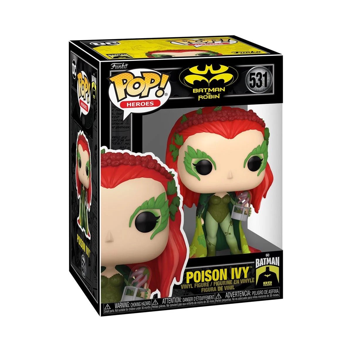 Batman & Robin Poison Ivy Funko Pop! Vinyl Figure #531 - DC Comics Collectible Toy for Fans & Display - Perfect for Home Decor, Office Desk, or Gift for Superhero Lovers