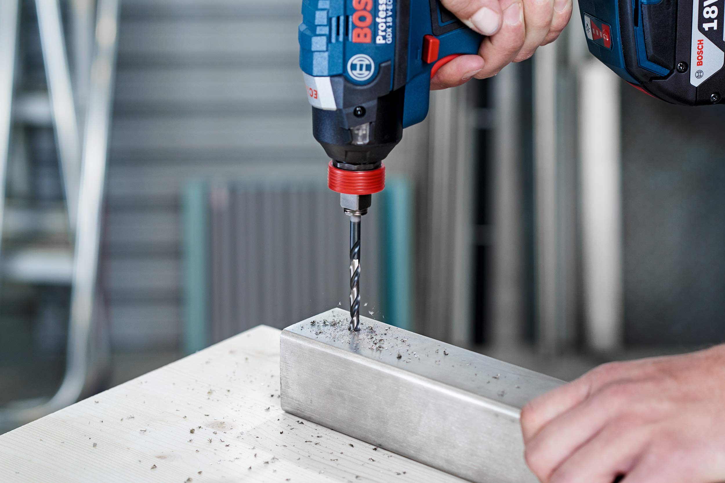 Bosch Professional Impact Control HSS Twist Drill Bit Set - 11mm x 94mm x 142mm Metal Drill Bits for Impact Drills - Perfect for Metalworking, Construction & DIY Projects