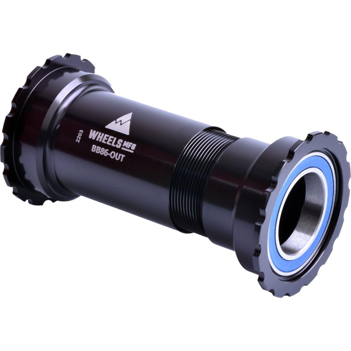 SRAM BB86 Threaded Bottom Bracket - Alloy Black Bicycle Bottom Bracket for Road & Mountain Bikes - Compatible with SRAM Groupsets - Perfect for Bike Upgrades & Maintenance