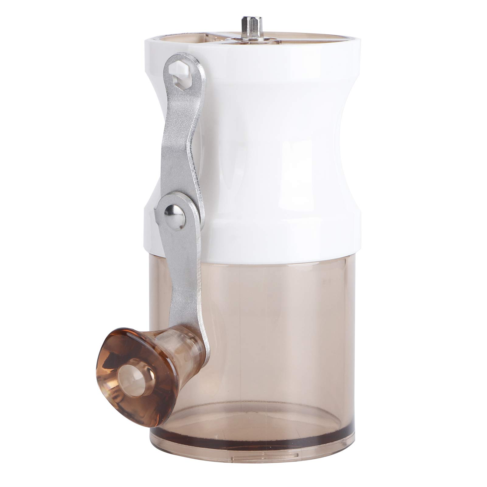Premium Manual Coffee Grinder - Adjustable Ceramic Burr Mill for French Press, Drip Coffee & Espresso | Portable Hand Crank Coffee Bean Grinder with Washable Design (White) | Perfect for Home, Office & Camping Use