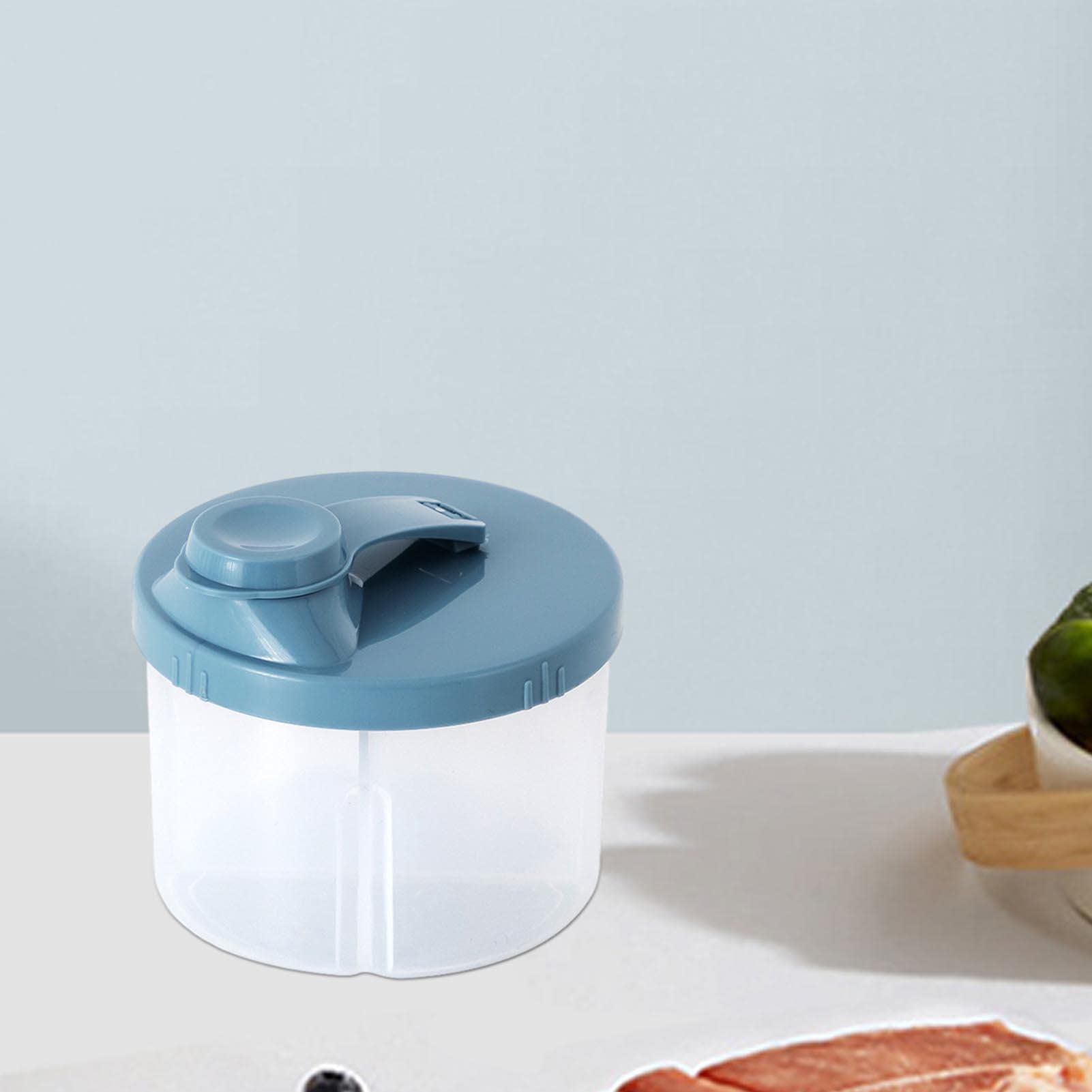 Portable Baby Formula Dispenser - Leak-Proof Quad Container for Milk Powder, Rice & Candy Storage | Perfect for Travel, Daycare & On-the-Go Feeding