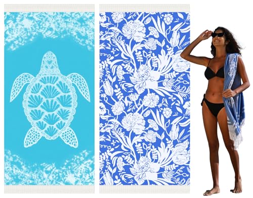 2 Pack Blue Turtle Flowers