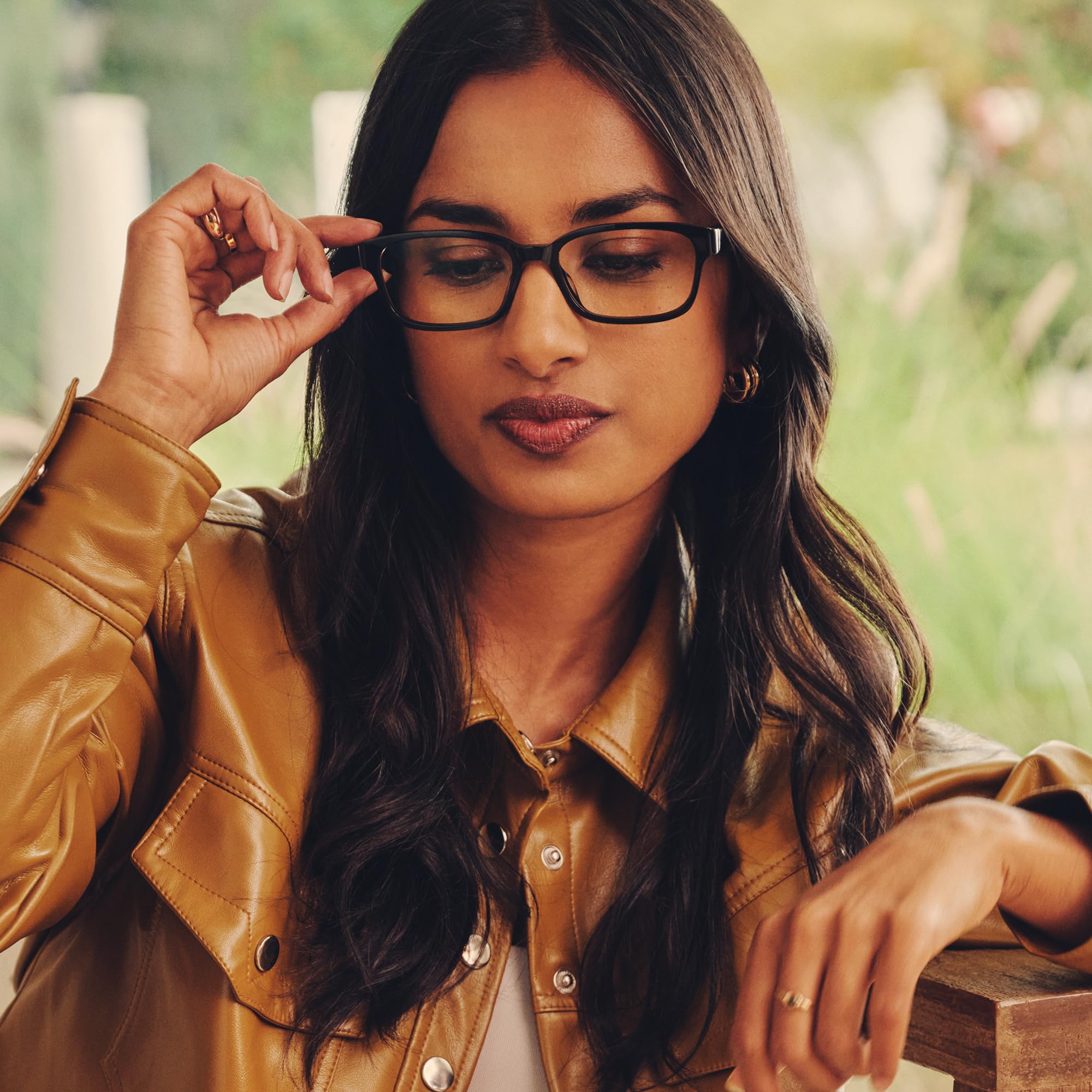 Amazon Echo Frames (3rd Gen) - Smart Glasses with Alexa Built-in, Rectangle Prescription Ready Frames in Classic Black | Hands-Free Calling, Music & Smart Home Control for Work, Driving & Daily Activities