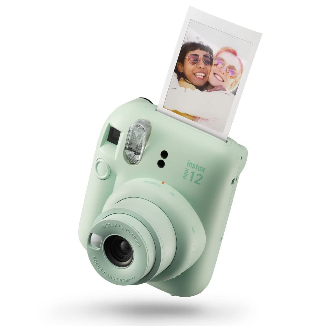 Fujifilm Instax Mini 12 Instant Camera with 20 Shot Film Pack - Mint Green | Portable Instant Photo Camera for Travel, Parties & Memories | Perfect Gift for Teens & Adults