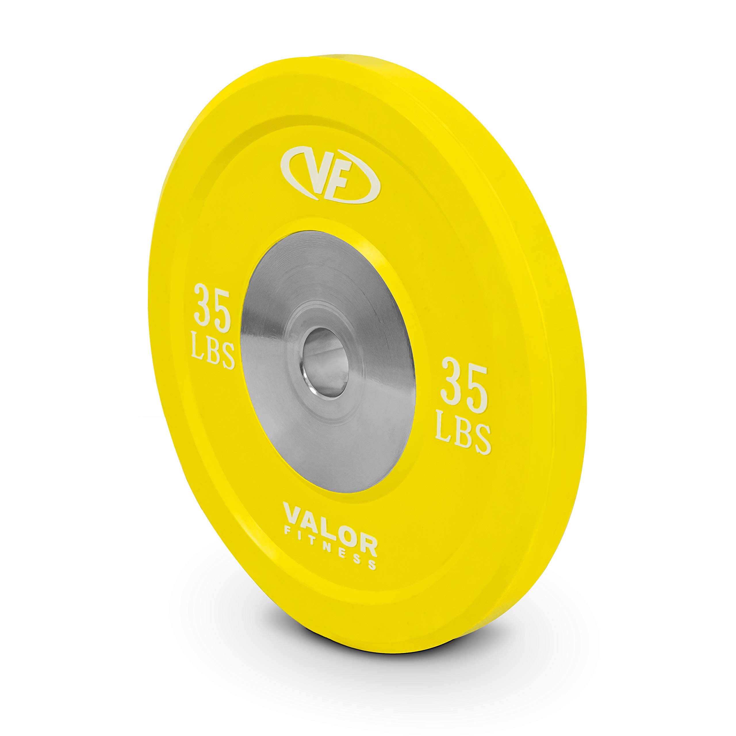 Valor Fitness BPX Rubber Bumper Plates - Olympic Weight Lifting Plates for CrossFit, Strength Training & Home Gym Workouts - Durable Rubber Coated Plates for Weightlifting, Powerlifting & Functional Fitness Training