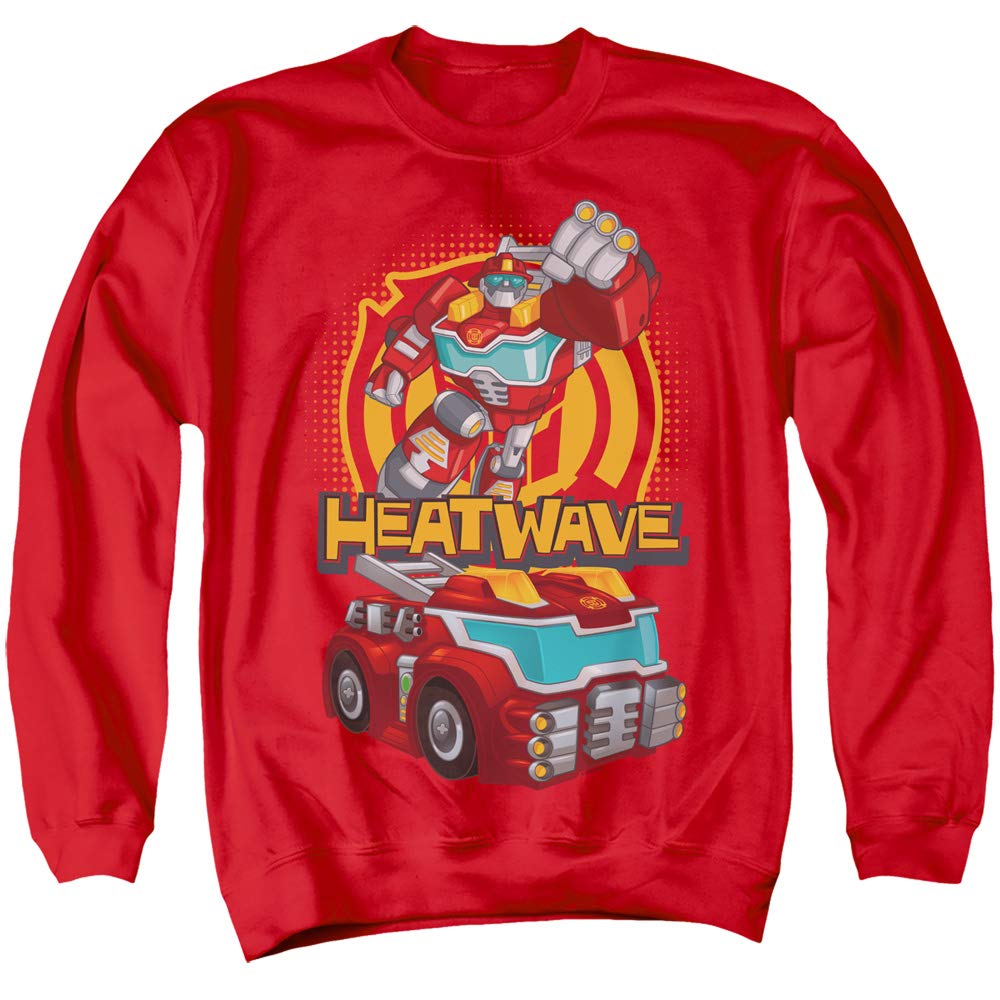 Transformers Heatwave Red Pullover Sweatshirt - Men's & Women's Casual Hoodie for Cosplay, Movie Fans, and Everyday Wear