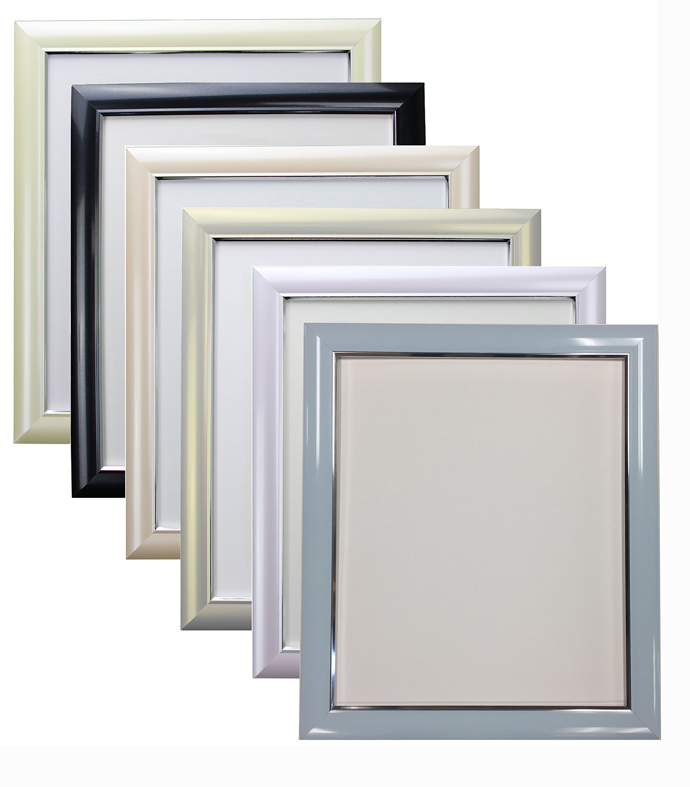 Silver Soda Picture Photo Frame 19.7 x 9 Inches (50 x 23 cm) - Perfect for Wall Decor, Living Room, Bedroom & Office Display