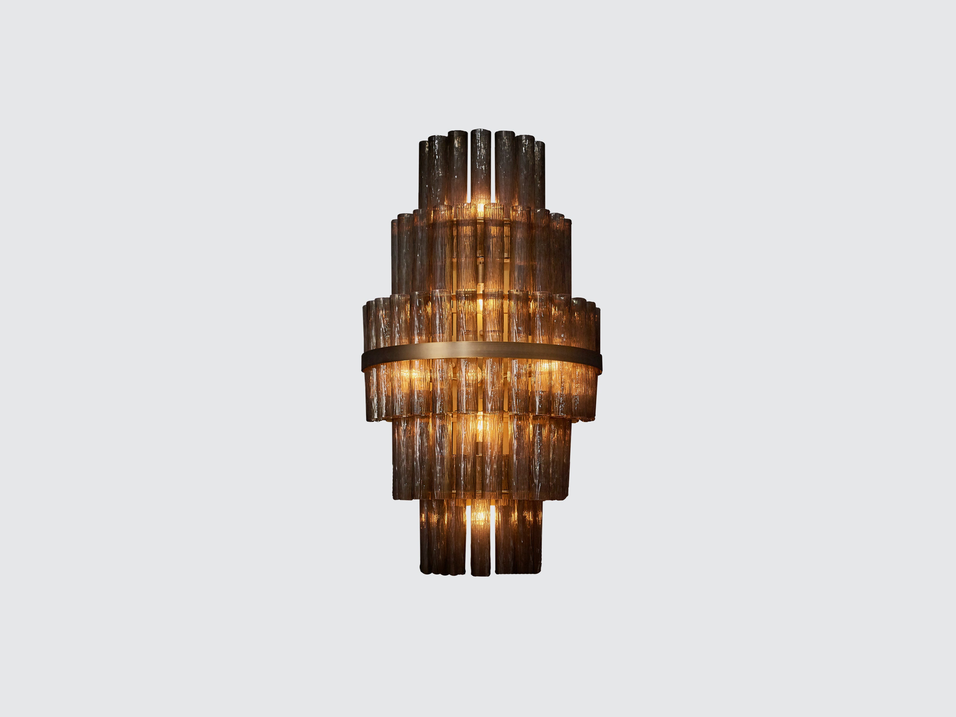 Puzo Modern Wall Sconce - Elegant Plug-in Light Fixture for Bedroom, Living Room & Hallway Decor