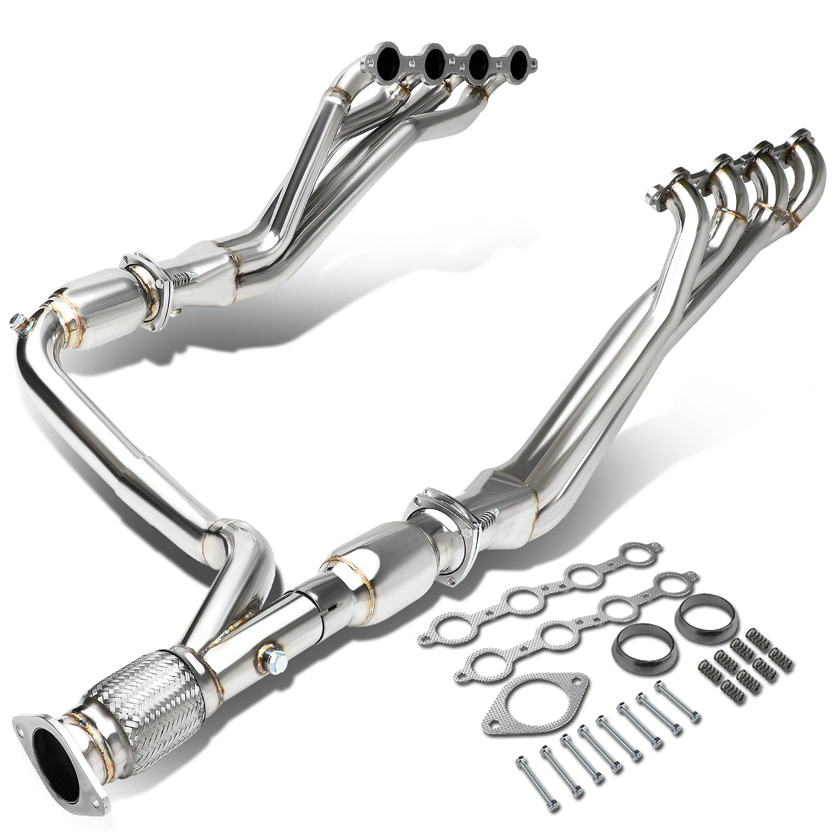 06-09 Chevy Trailblazer SS 6.0L Stainless Steel Long Tube Headers with Y-Pipe - Performance Exhaust Upgrade for Enhanced Horsepower & Torque - Perfect for Street Racing & Off-Road Adventures