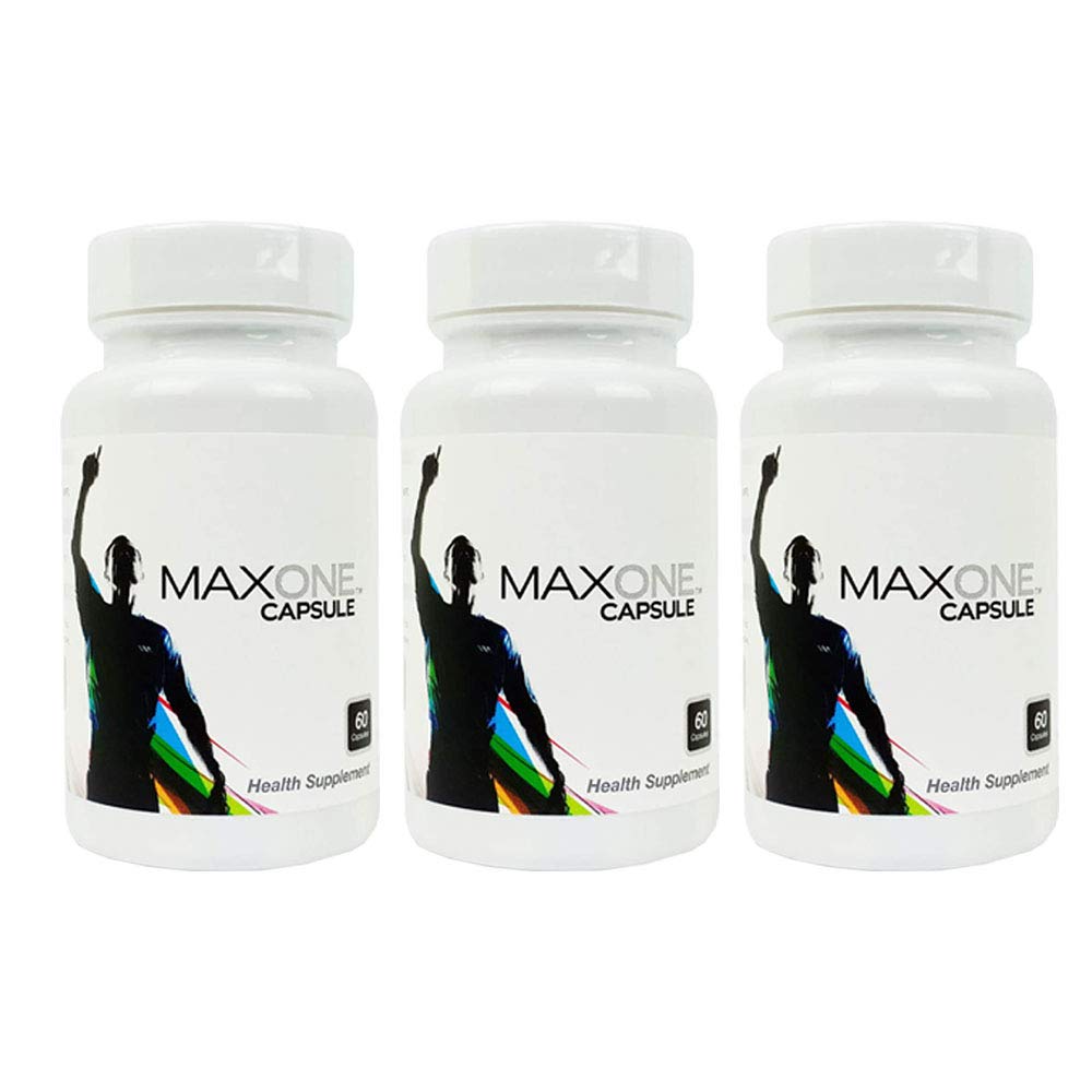 Max One Supplement with Focused Riboceine Formula - 3 Bottles (180 Vegan Capsules) for Glutathione Support, Brain Health & Detox | Ideal for Daily Wellness, Immune Boost & Antioxidant Protection