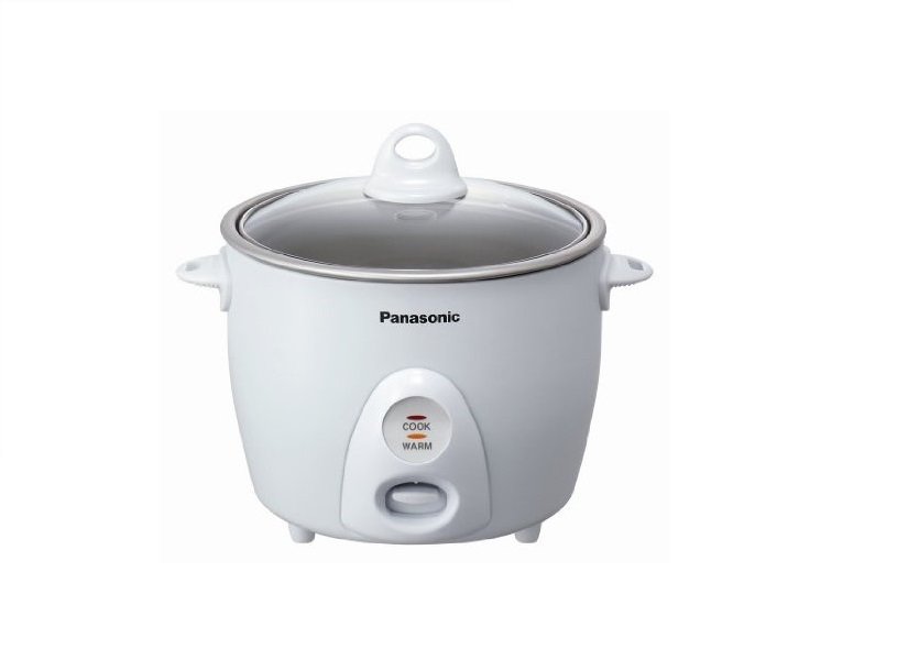 Panasonic SR-G10G 5-Cup (Uncooked) Automatic Rice Cooker & Warmer - White | Perfect for Small Families, Dorm Rooms & Office Kitchens | Fast Cooking & Keep Warm Function