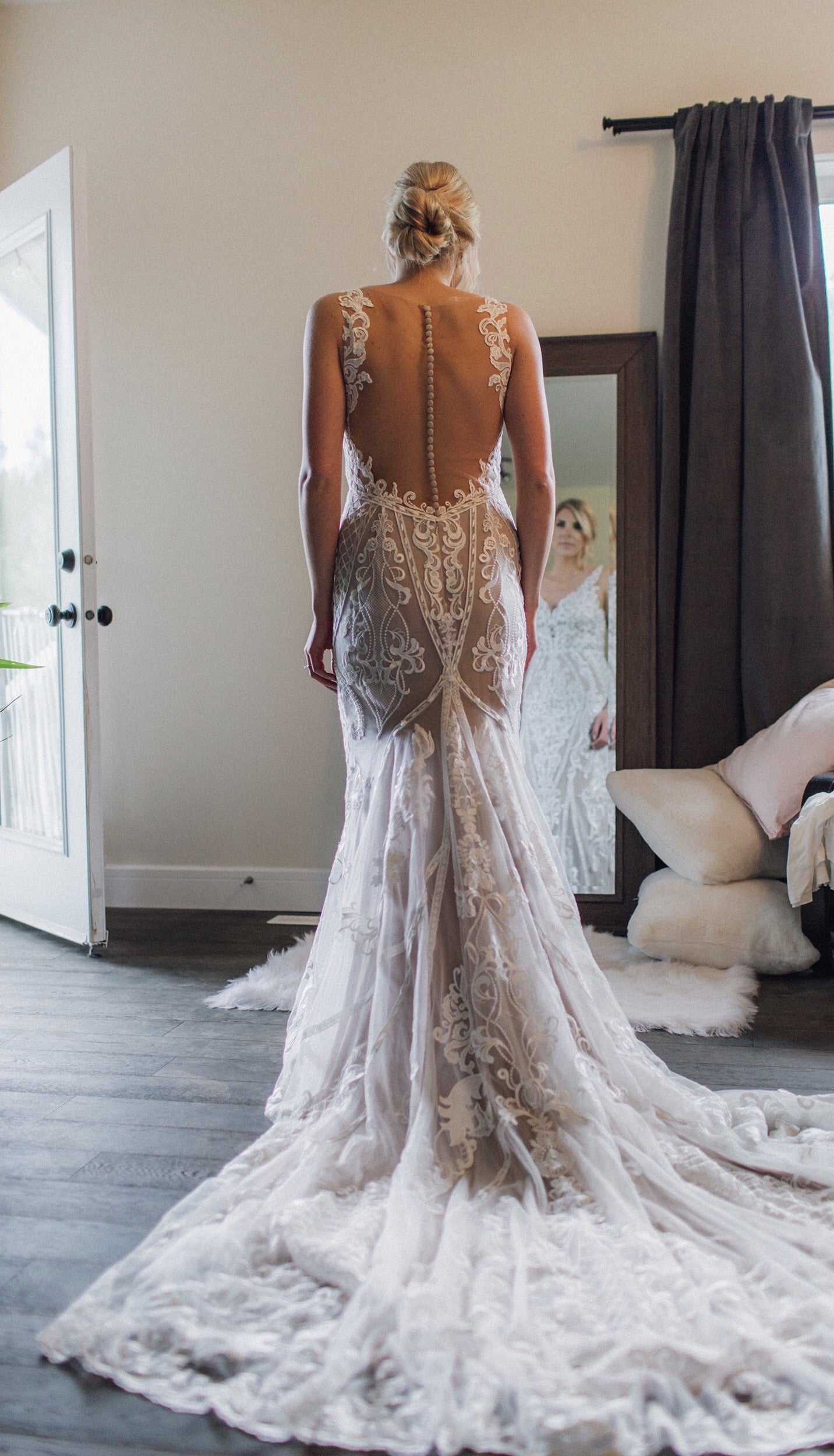 Wtoo Viola 11109 Wedding Gown - Elegant Lace Bridal Dress for Church Ceremony & Formal Events