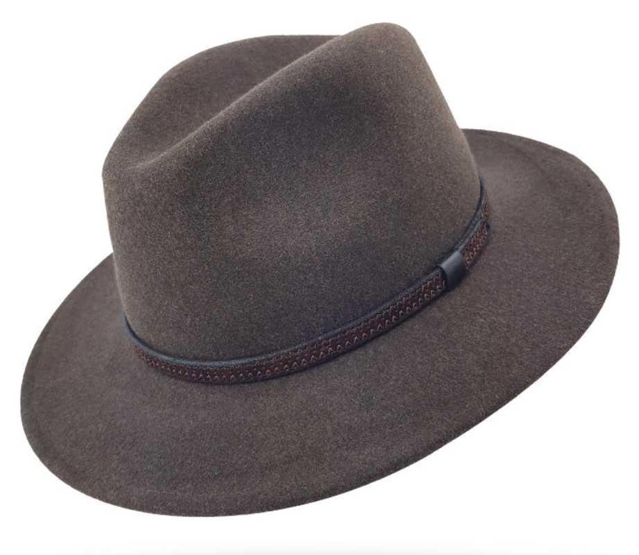 Stanton Packable Wool Fedora Hat for Women & Men - Lightweight Travel Hat for Outdoor, Hiking, and Casual Wear