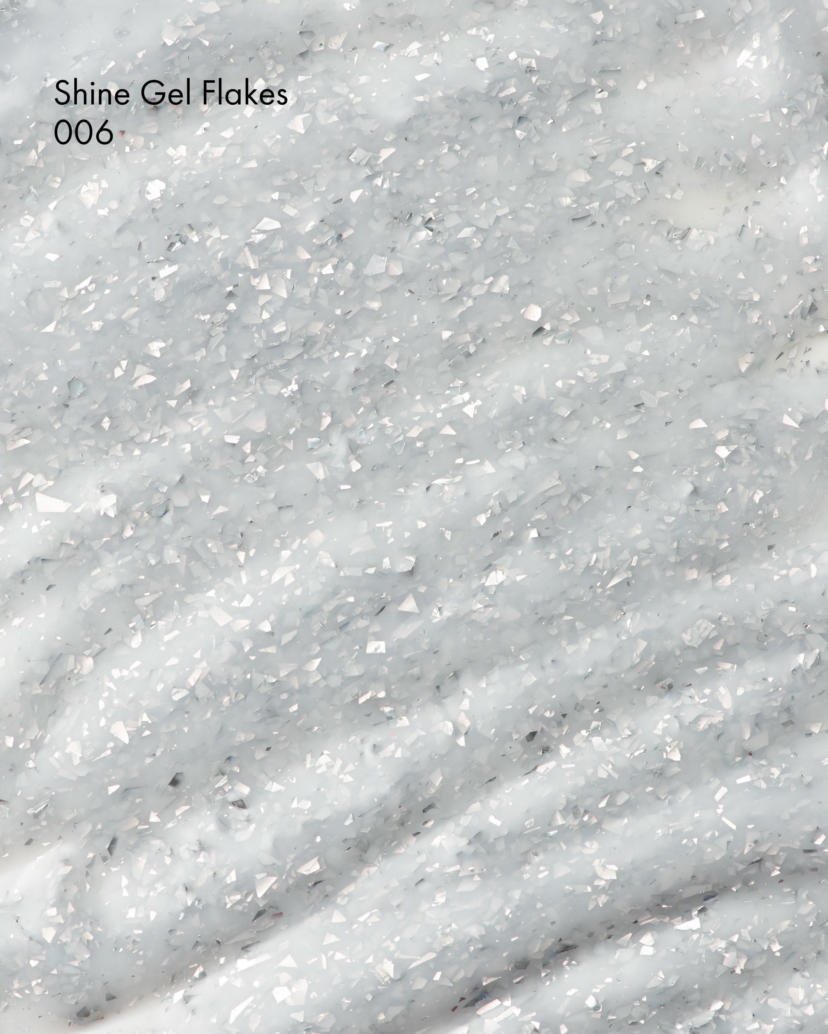 F.O.X Shine Gel Flakes 006 - Premium Nail Art Glitter for Professional & DIY Manicures - Perfect for Parties, Weddings, and Special Occasions