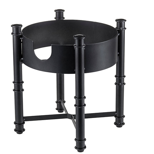 TableCraft Products Industrial Collection™ Beverage Dispenser Base - Black Powder Coated Metal Stand for 10090 Dispenser - Perfect for Restaurants, Bars, and Catering Events