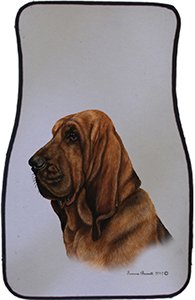 Premium Bloodhound Car Floor Mats - All-Weather, Universal Fit for Cars & Trucks | Waterproof & Durable Protection for Mud, Snow & Spills | Perfect for Daily Commute & Road Trips