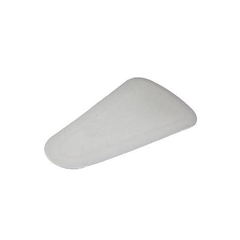 ATECO Fan-Shaped Triangular Bowl Scraper - 9.5 Inch Stainless Steel Dough Scraper for Baking, Cooking & Pastry Making | Perfect for Kneading, Mixing & Cleaning Bowls