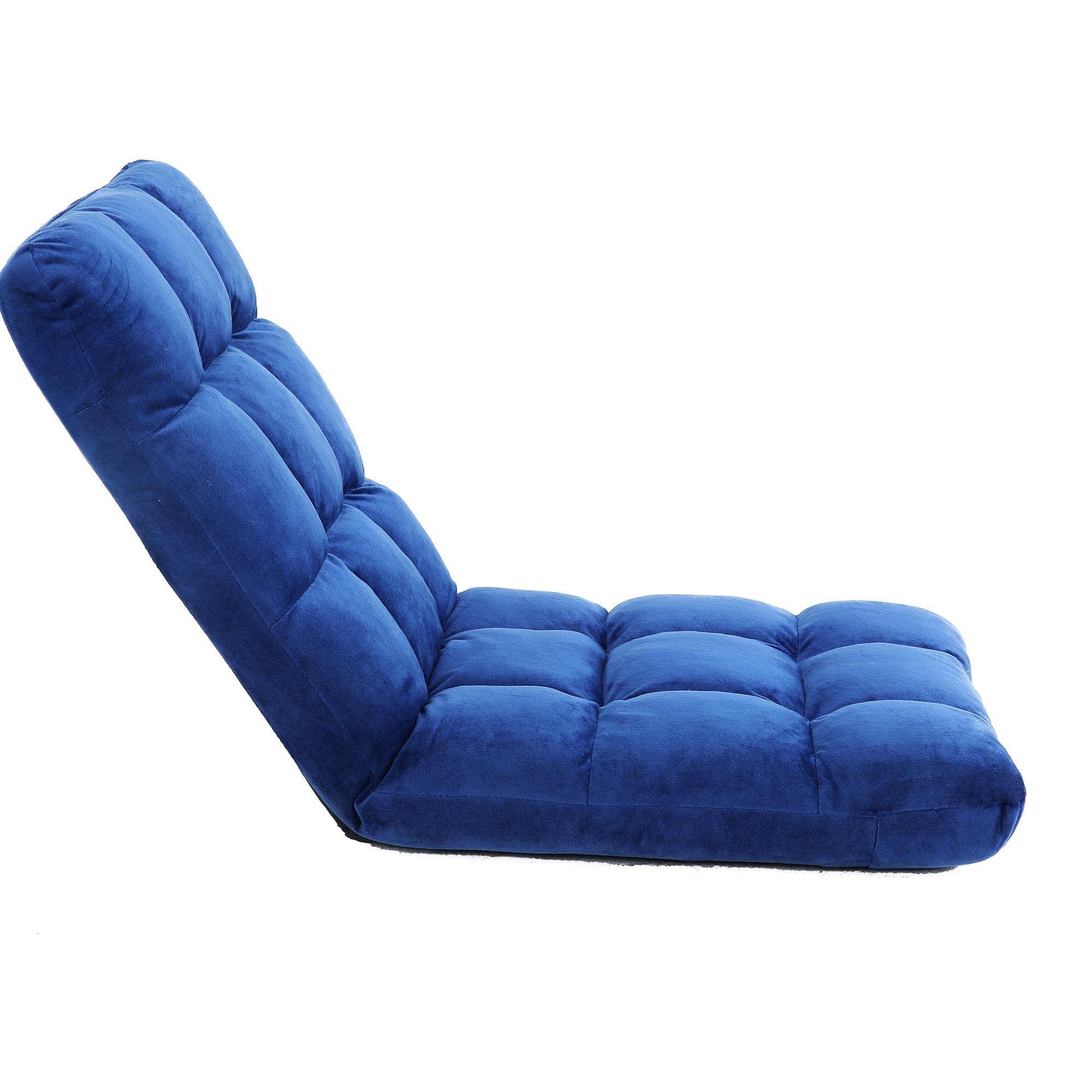 XISSG 42-Position Adjustable Backrest Floor Sofa Chair - Ergonomic Lounge Chair with Padded Backrest - Foldable Lazy Chair for Meditation, Reading & Gaming - Perfect for Living Room, Bedroom & Small Spaces - Cozy Seating for Relaxation, Movie Nights & Home Office Use