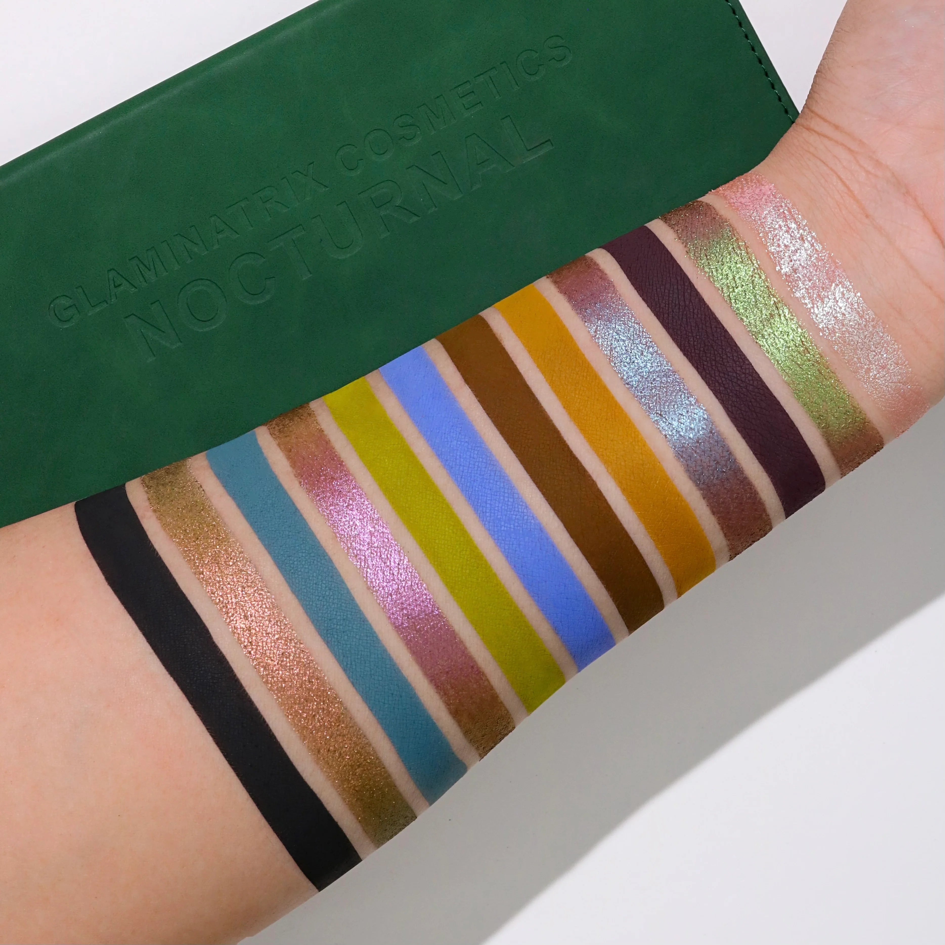 Nocturnal Mini Eyeshadow Palette - 12 Pigmented Matte & Shimmer Shades for Day & Night Makeup | Perfect for Parties, Date Nights & Special Occasions