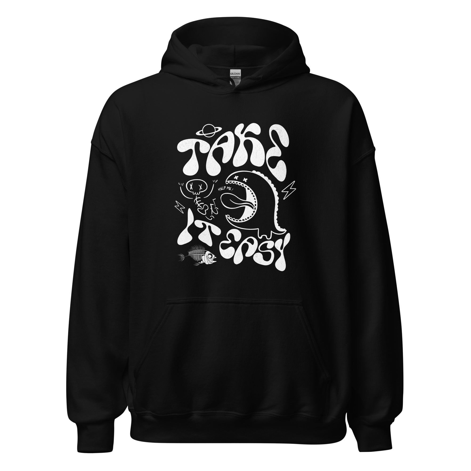 Take It Easy Unisex Hoodie - Soft & Comfortable Pullover Sweatshirt for Men & Women | Perfect for Casual Wear, Gym, and Outdoor Activities