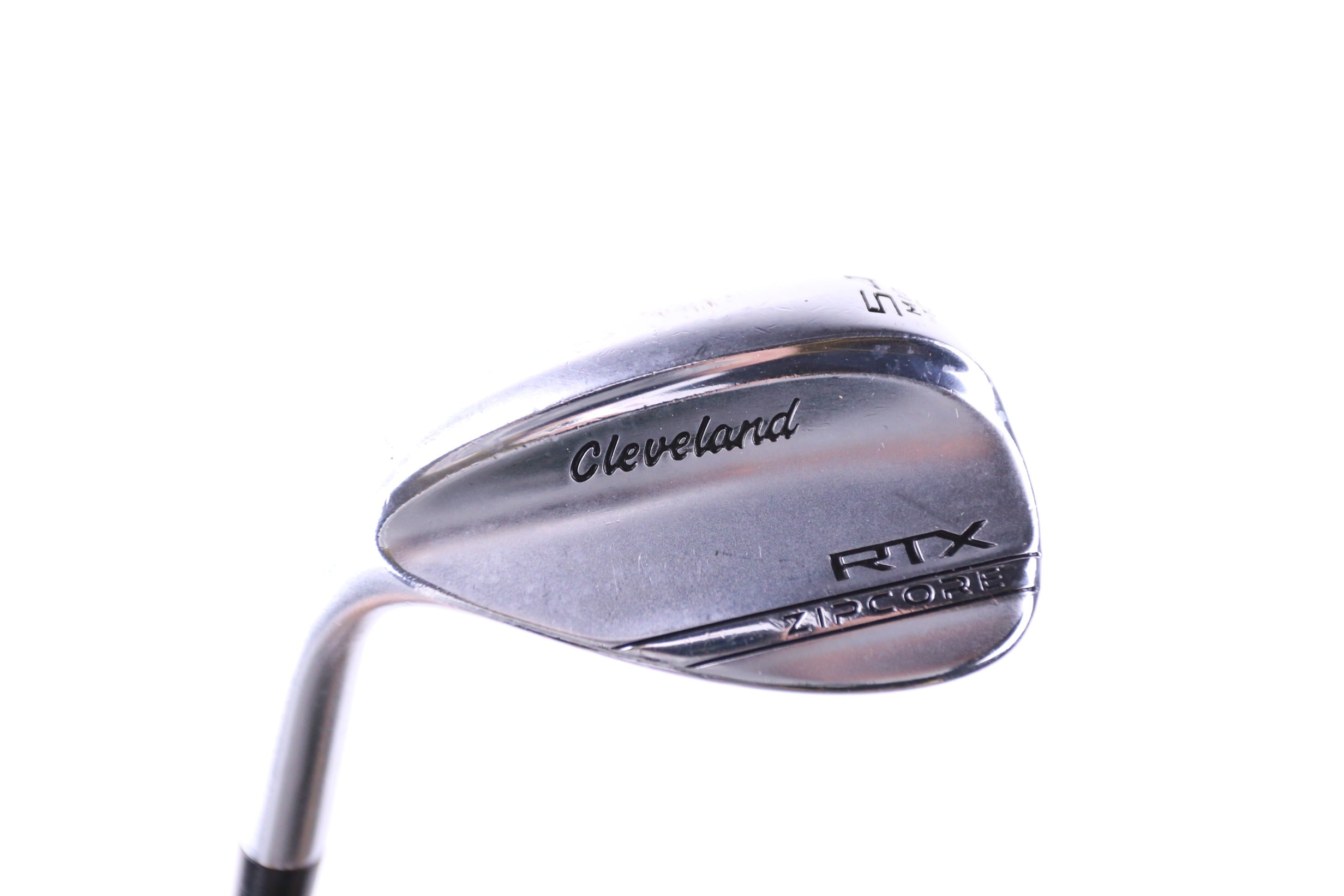 Used Cleveland RTX ZipCore Black Satin Sand Wedge - Left Handed 54° Stiff Flex Golf Club for Short Game & Bunker Shots