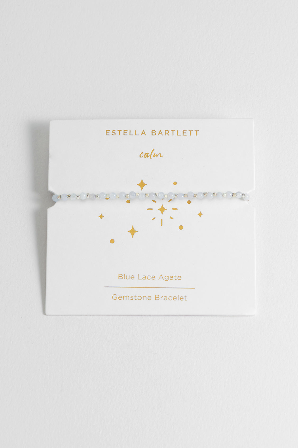 Wellness Blue Lace Agate Gemstone Amelia Bracelet for Women - Natural Healing Crystal Jewelry for Stress Relief & Positive Energy - Perfect for Meditation, Yoga & Spiritual Healing