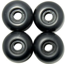 Premium 54mm Black Skateboard Wheels - High-Performance Blank Wheels for Smooth Riding | Perfect for Street Skating, Park Tricks & Commuting