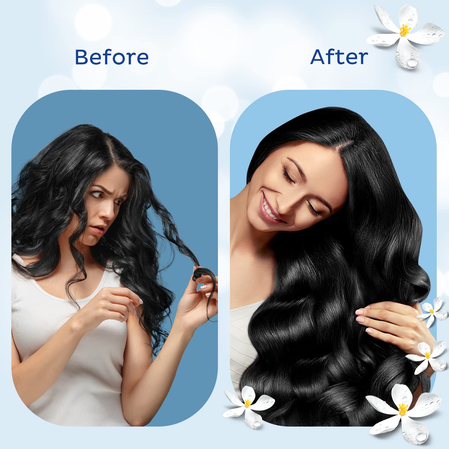 Parachute Advanced Jasmine Gold Coconut Hair Oil with Vitamin E for Super Shiny Hair - Non-Sticky Formula, 500ml - Perfect for Daily Hair Care, Deep Conditioning & Frizz Control