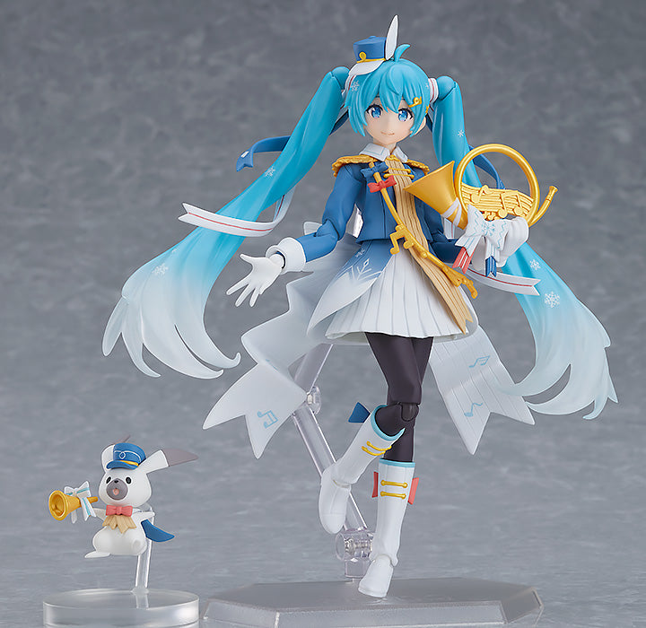 Figma #EX 060 Snow Miku (Snow Parade Ver.) Vocaloid Action Figure - Collectible Anime PVC Statue for Vocaloid Fans | Perfect for Display, Cosplay Inspiration & Anime Collections