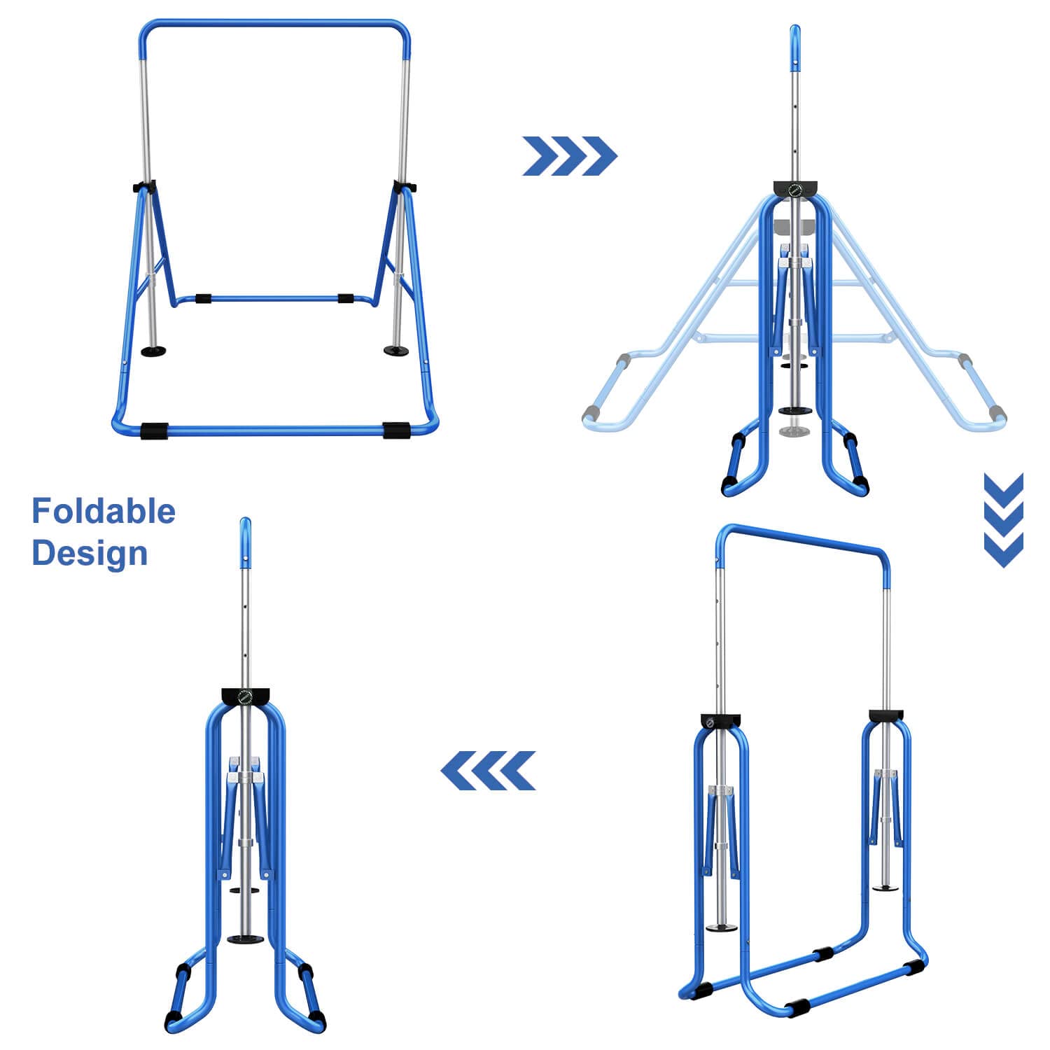 Adjustable Gymnastics Bars for Kids - Expandable Training Bar for Home & Gym