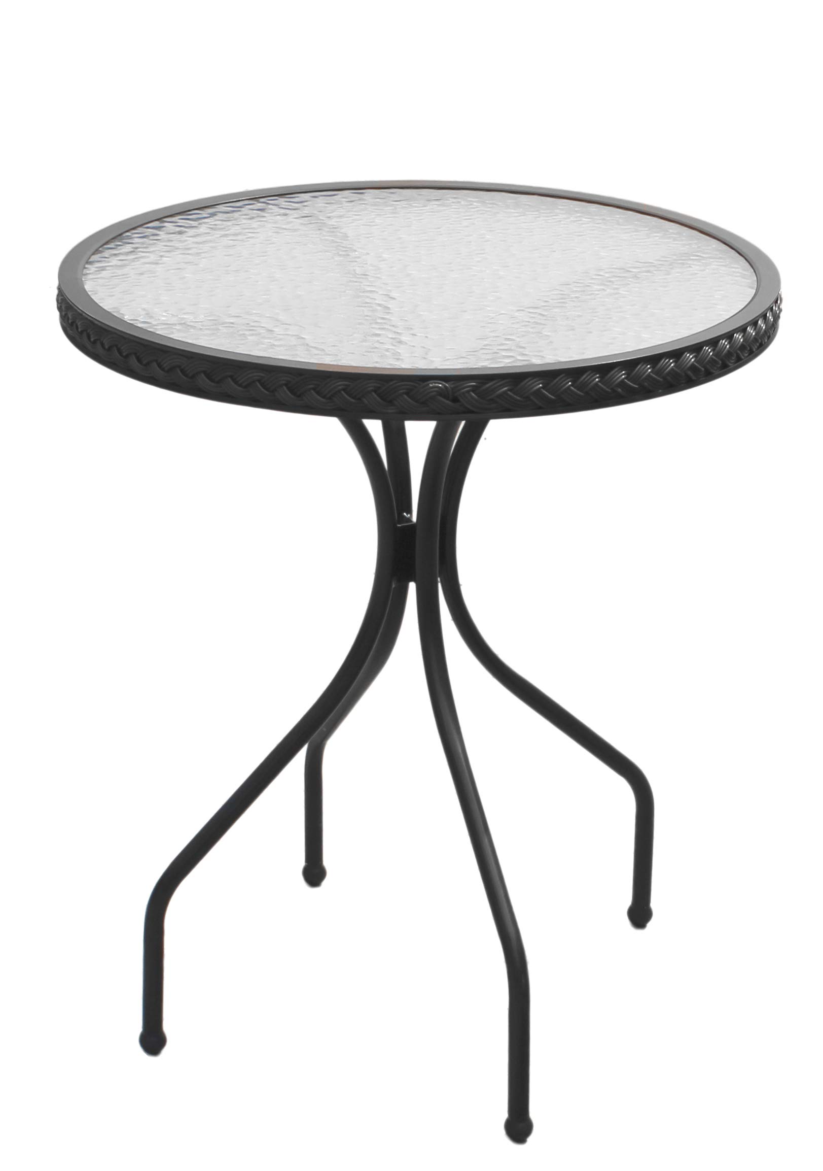 Hiland AW-085 3-Piece Woven Brown Rattan Patio Furniture Set - Perfect for Outdoor Garden, Poolside, and Backyard Relaxation