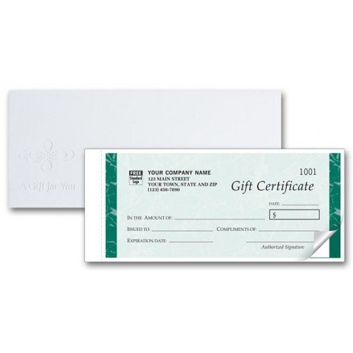 Personalized Gift Certificate - Custom Printed Gift Vouchers for Birthdays, Anniversaries & Special Occasions | Perfect for Corporate Gifts, Employee Rewards & Customer Appreciation