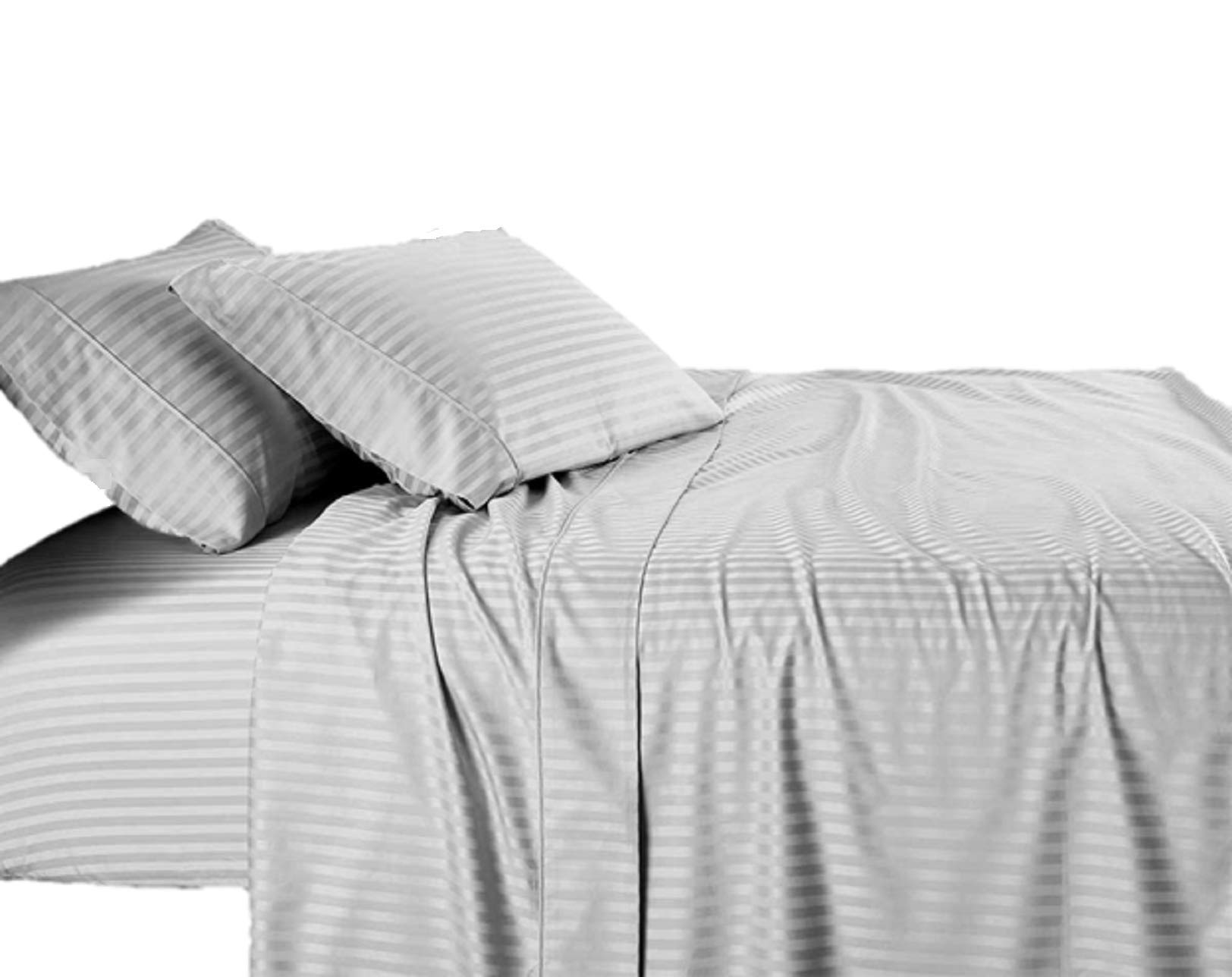 Premium Split Top Cal King Sheet Set for Adjustable Beds - 4 Piece Breathable Bedding with 34